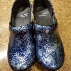 Dansko Blue Clogs